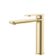 Fienza Empire Slim Medium Basin Mixer Cold Start Urban Brass Lf