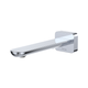 Fienza Empire Slim Wall Basin/Bath Outlet 180mm Square Plate Chrome Lf
