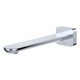 Fienza Empire Slim Wall Basin/Bath Outlet 220mm Square Plate Chrome Lf