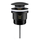 Otti Universal Mushroom Pop Up Waste Matt Black 32Mm