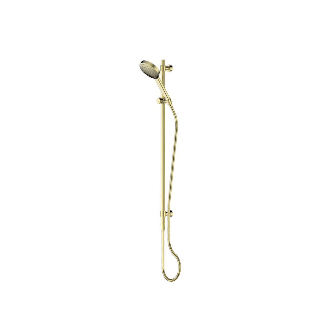 Greens Lavish Brass Rail Shower Brushed Brass