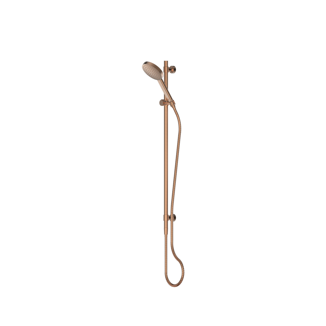 Greens Lavish Brass Rail Shower Brushed Copper