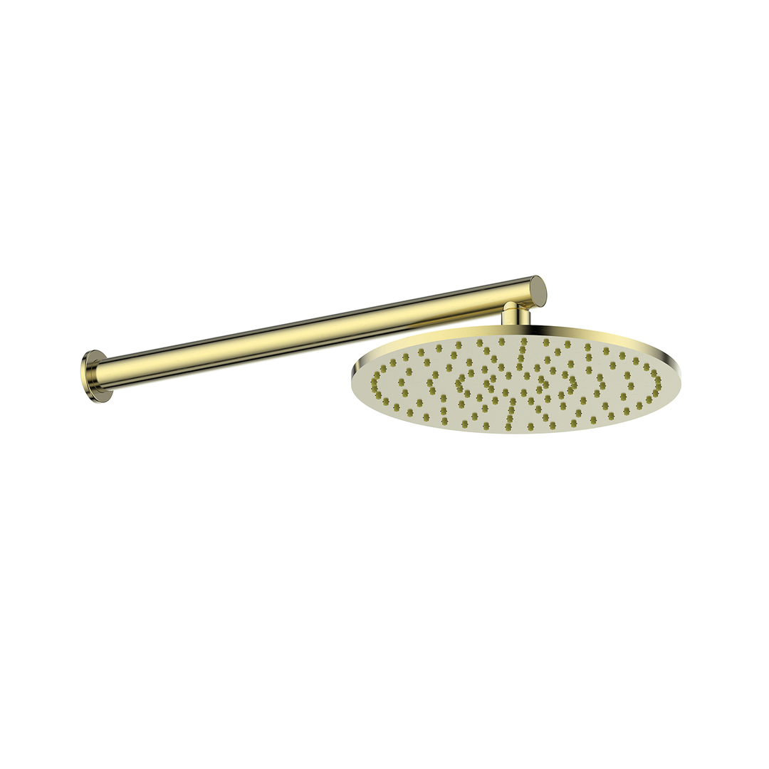 Greens Lavish Brass Wall Shower Pvd Brushed Brass