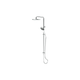 Greens Lavish Brass Twin Rail Shower Chrome