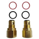 TOP BRASS BODY TO SPINDLE CERAMIC EXTN 25MM   - 1 SET
