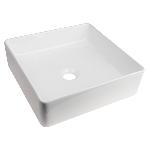 Otti Artis H'33Super Slim Gloss White Above Counter Basin Size: 360*360*110