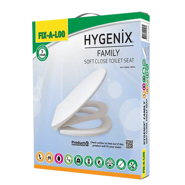 Fix-A-Loo Hygenix Family Soft Close Toilet Seat (245489)