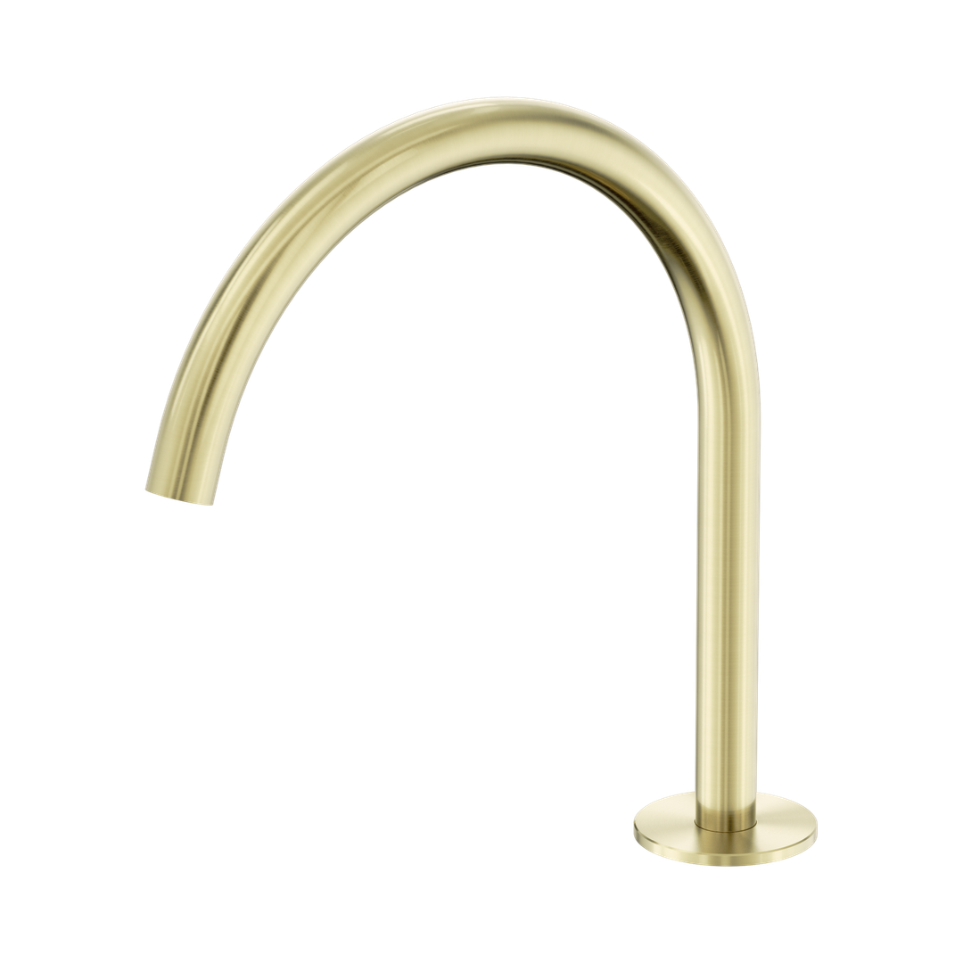Nero Serenity Bath/Kitchen Arc Spout Brushed Gold
