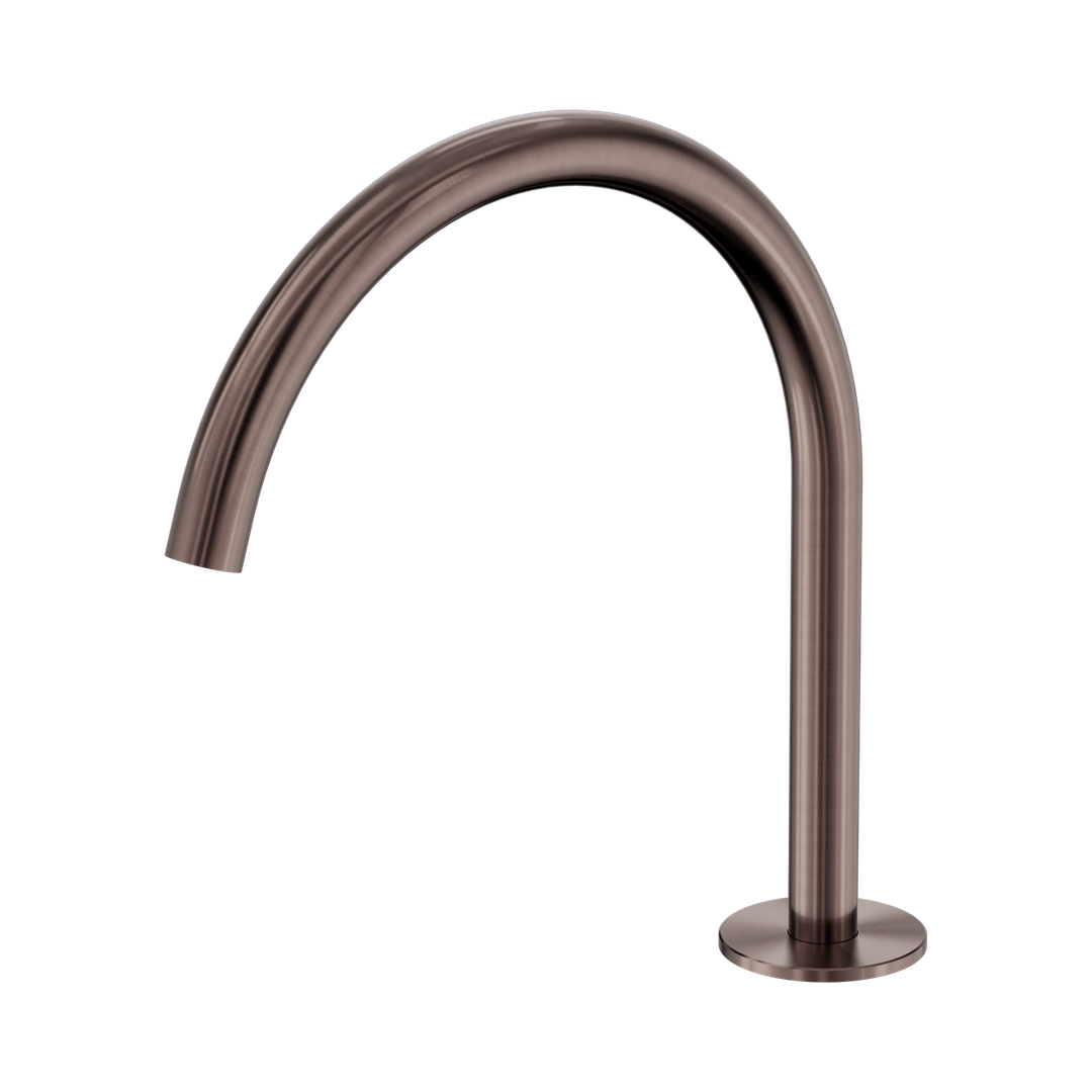 Nero Serenity Bath/Kitchen Arc Spout Brushed Bronze