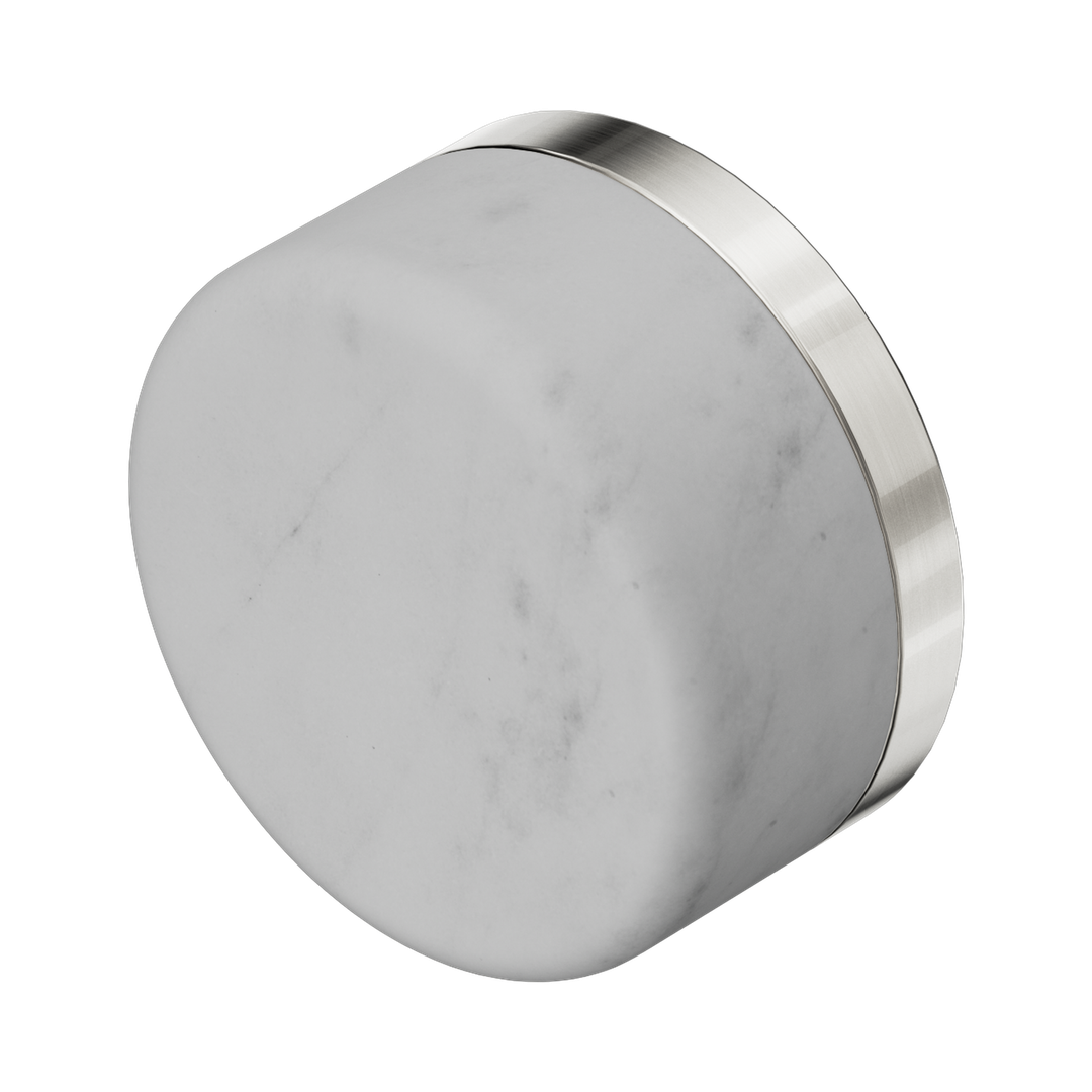 Nero Serenity Carrara Handle Brushed Nickel