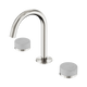 Nero Serenity Basin Set Arc Spout With Carrara Handle Brushed Nickel