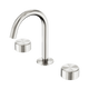 Nero Serenity Basin Set Arc Spout With Metal Handle Brushed Nickel