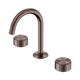 Nero Serenity Basin Set Arc Spout Brushed Bronze With Metal Handle