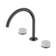 Nero Serenity Bath/Kitchen Set Arc Spout With Carrara Handle Gun Metal