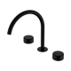 Nero Serenity Bath/Kitchen Set Arc Spout With Metal Handle Matte Black