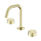 Nero Serenity Basin Set Edge Spout With Metal Handle Brushed Gold