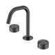 Nero Serenity Basin Set Edge Spout Gun Metal With Metal Handle