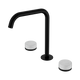 Nero Serenity Bath/Kitchen Set Edge Spout With Carrara Handle Matte Black