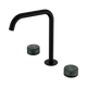 Nero Serenity Bath/Kitchen Set Edge Spout Matte Black With Verde Alpi Handle