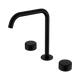 Nero Serenity Bath/Kitchen Set Edge Spout Matte Black With Metal Handle
