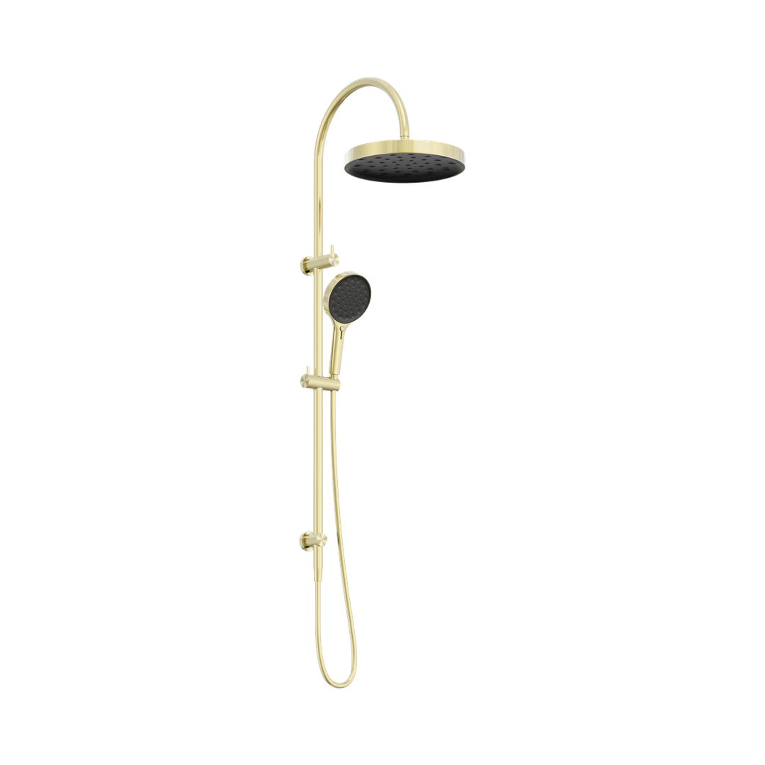 Nero Serenity Twin Shower Brushed Gold