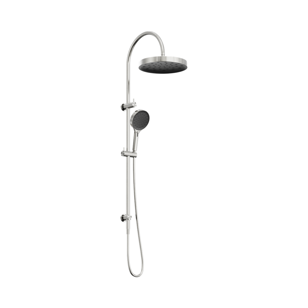 Nero Serenity Twin Shower Brushed Nickel