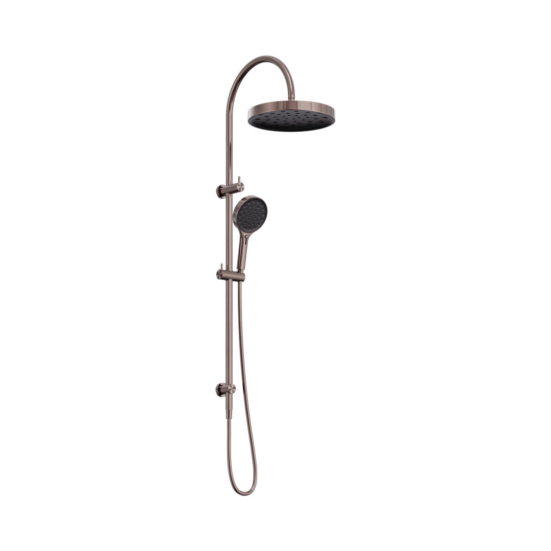 Nero Serenity Twin Shower Brushed Bronze
