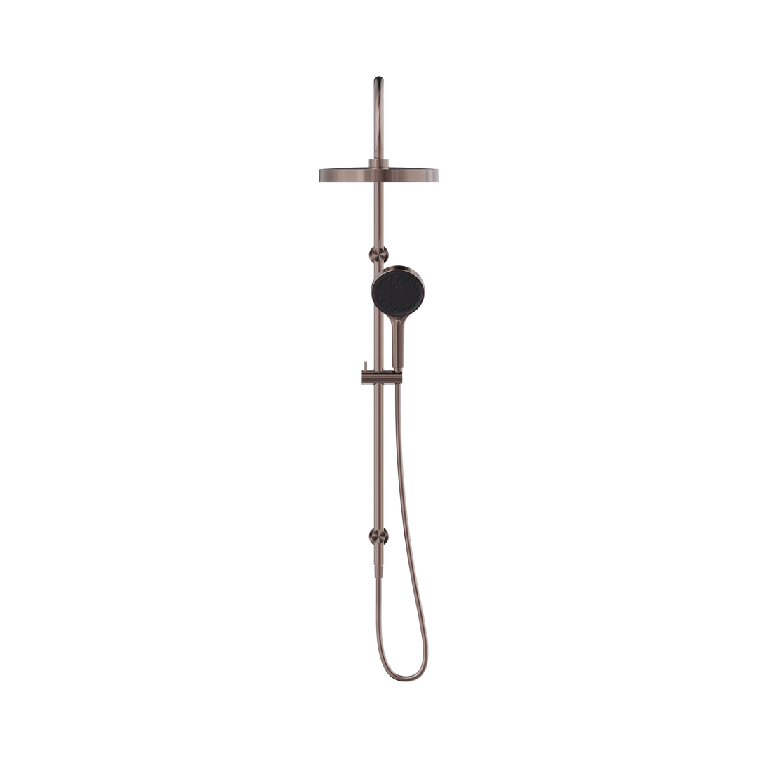 Nero Serenity Twin Shower Brushed Bronze