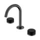 Nero Serenity Basin Set Arc Spout Gun Metal With Marquina Black Handle