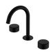 Nero Serenity Basin Set Arc Spout Matte Black With Marquina Black Handle
