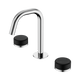 Nero Serenity Basin Set Edge Spout Chrome With Marquina Black Handle