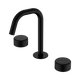 Nero Serenity Basin Set Edge Spout Matte Black With Marquina Black Handle