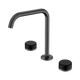 Nero Serenity Bath/Kitchen Set Edge Spout With Marquina Black Handle Gun Metal
