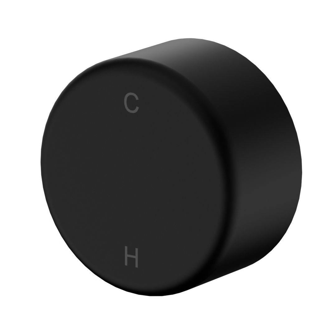 Nero Serenity Progressive Shower Mixer With Metal Handle Matte Black