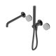 Nero Serenity Progressive Shower System With Spout With Carrara Handle & Slim Shower Gun Metal