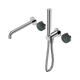 Nero Serenity Progressive Shower System With Spout Chrome With Verde Alpi Handle & Slim Shower