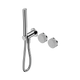 Nero Serenity Progressive Shower System Chrome With Carrara Handle & Slim Shower
