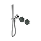 Nero Serenity Progressive Shower System Chrome With Verde Alpi Handle & Slim Shower