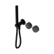 Nero Serenity Progressive Shower System Matte Black With Verde Alpi Handle & Slim Shower