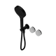 Nero Serenity Progressive Shower System Matte Black With Carrara Handle & Serenity Hand Shower