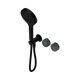 Nero Serenity Progressive Shower System Matte Black With Verde Alpi Handle & Serenity Hand Shower