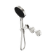 Nero Serenity Progressive Shower System Brushed Nickel With Metal Handle & Serenity Hand Shower