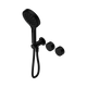 Nero Serenity Progressive Shower System Matte Black With Metal Handle & Serenity Hand Shower