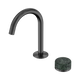 Nero Serenity Progressive Basin Mixer Arc Spout Gun Metal With Verde Alpi Handle