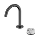 Nero Serenity Progressive Basin Mixer Arc Spout Gun Metal With Arabescato Corchia Handle
