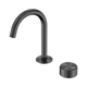 Nero Serenity Progressive Basin Mixer Arc Spout Gun Metal With Metal Handle