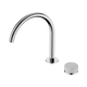 Nero Serenity Progressive Bath/Kitchen Mixer Arc Spout Chrome With Carrara Handle