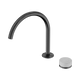 Nero Serenity Progressive Bath/Kitchen Mixer Arc Spout Gun Metal With Carrara Handle
