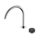 Nero Serenity Progressive Bath/Kitchen Mixer Arc Spout Chrome With Verde Alpi Handle
