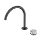 Nero Serenity Progressive Bath/Kitchen Mixer Arc Spout Gun Metal With Arabescato Corchia Handle